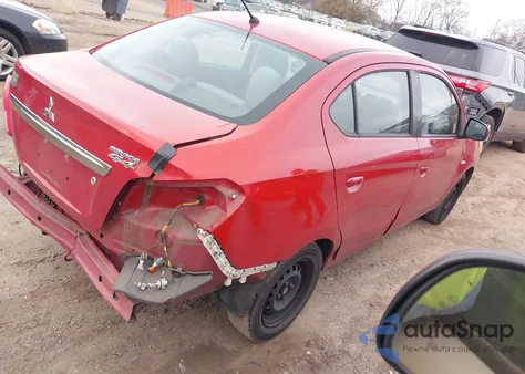 2017 Mitsubishi Mirage G4 Es из США, поврежденный, VIN ML32F3FJ7HHF18716